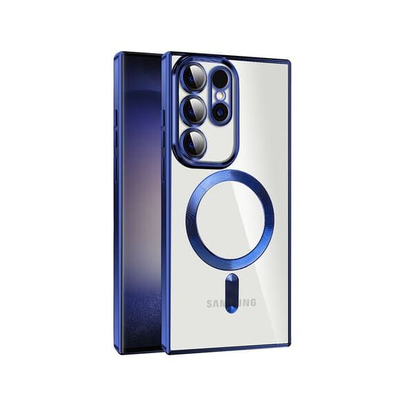 Techsuit Husa pentru Samsung Galaxy S21 Ultra 5G - Techsuit Luxury Crystal MagSafe - Deep Blue 5949419136120 έως 12 άτοκες Δόσεις