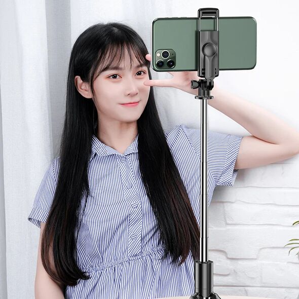 Techsuit Stable Selfie Stick with Remote Control, 67cm - Techsuit (S03) - Black 5949419126510 έως 12 άτοκες Δόσεις