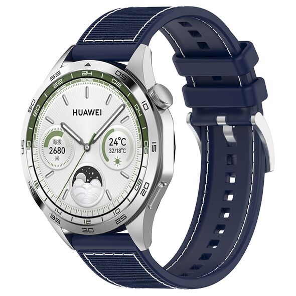 Techsuit Curea pentru Huawei Watch GT 2 (46mm)/GT 2 Pro/GT 3 Pro (46mm)/Ultimate, Xiaomi Watch S1 - Techsuit Watchband (W051) - Dark Blue 5949419093317 έως 12 άτοκες Δόσεις