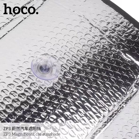 Hoco Parasolar pentru Masina, 130 x 60cm - Hoco Magnificent (ZP3) - Silver 6931474793386 έως 12 άτοκες Δόσεις