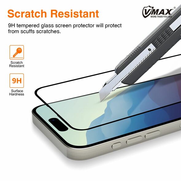Vmax tempered glass 9D Glass for iPhone 13 / 13 Pro 6,1&quot; 6976757303296