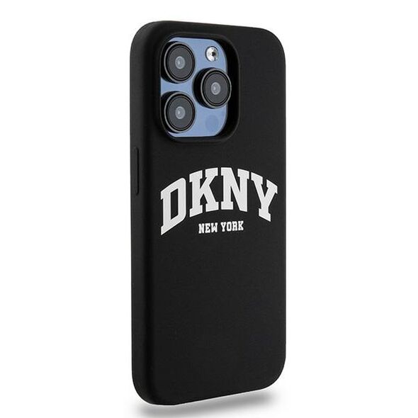 DKNY case for iPhone 15 Pro 6,1&quot; DKHMP15LSNYACH black HC Magsafe silicone w arch logo 3666339266714