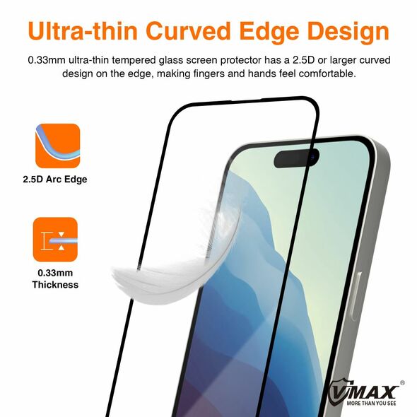 Vmax tempered glass 9D Glass for iPhone 14 6,1&quot; 6976757303326