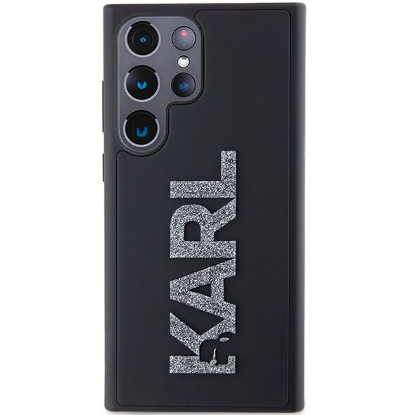 Karl Lagerfeld case for Samsung Galaxy S24 Ultra KLHCS24L3DMBKCK black HC 3D logo glitter 3666339259105