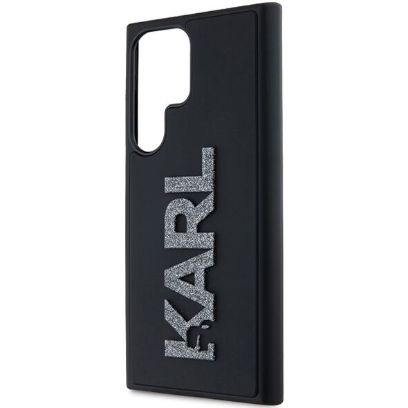 Karl Lagerfeld case for Samsung Galaxy S24 Ultra KLHCS24L3DMBKCK black HC 3D logo glitter 3666339259105