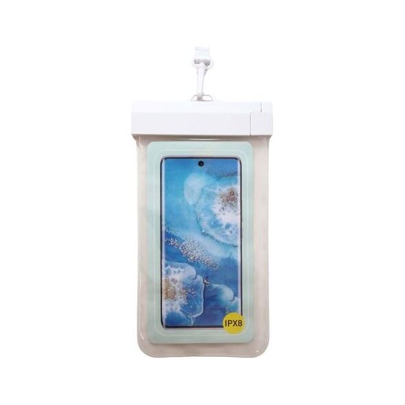 Waterproof Θήκη inos για Smartphones έως 6.9'' Διάφανο-Λευκό 5205598168346 5205598168346 έως και 12 άτοκες δόσεις