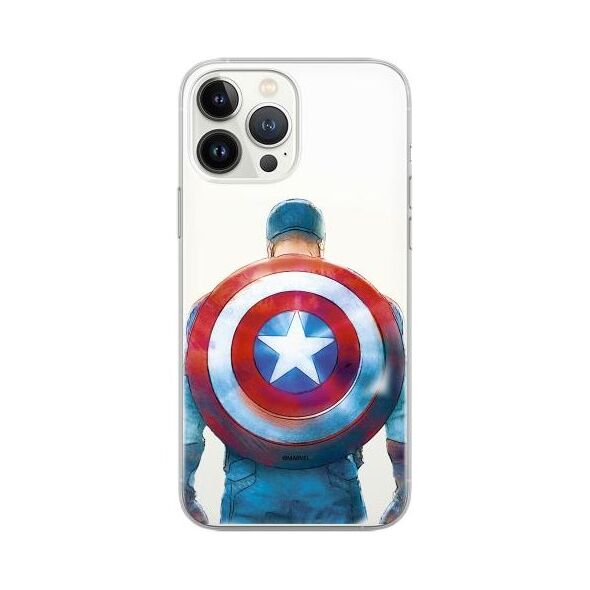 Θήκη Soft TPU Marvel Captain America 002 Apple iPhone 15 Pro Διάφανο 5905795428495 5905795428495 έως και 12 άτοκες δόσεις