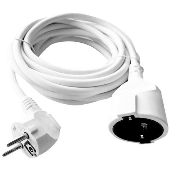 Bormann Bcr2205 Προεκταση Καλωδιου Σουκο 10m 3x1.5mm, Λευκη 054009 έως 12 Άτοκες Δόσεις