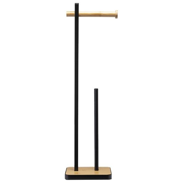 Bormann Btw9048 Χαρτοθηκη Δαπεδου Μπαμπου Μαυρη 18x67cm 070559 έως 12 Άτοκες Δόσεις