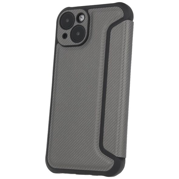 Smart Carbon case for iPhone 15 Pro 6,1&quot; silver 5907457760042