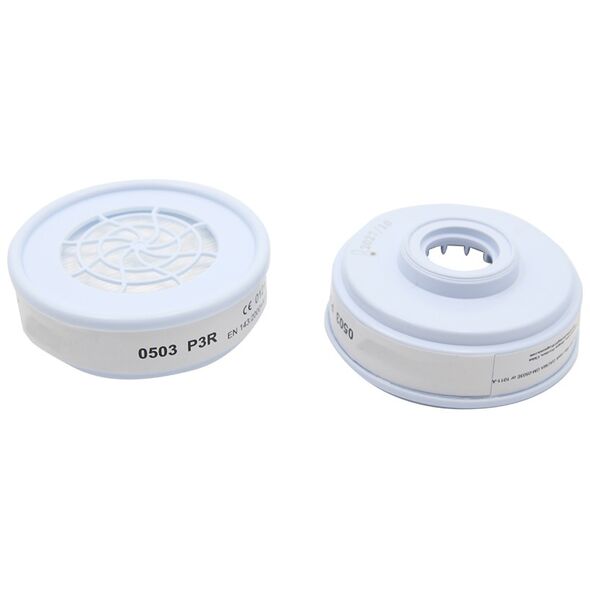Bormann pro Bpp24682 Bormann pro Bpp2468-2 Φίλτρο Μάσκας Σκόνης p3 r 2τμχ,άσπρο (Κατάλληλο για Bpp2460-Bpp2462) 073789 έως 12 Άτοκες Δόσεις