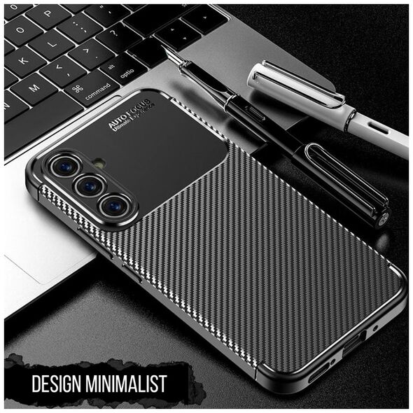 Techsuit Case for Samsung Galaxy A13 5G / A04s - Techsuit CarbonFiber - Black 5949419161603 έως 12 άτοκες Δόσεις