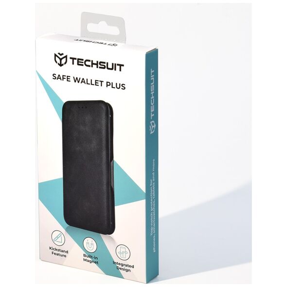 Techsuit Husa pentru iPhone SE 4 2024 - Techsuit Safe Wallet Plus - Green 5949419162044 έως 12 άτοκες Δόσεις