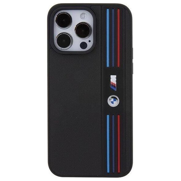 Original Case APPLE IPHONE 15 PRO BMW Tricolor M Collection (BMHCP15L22PPMK) black 3666339143442