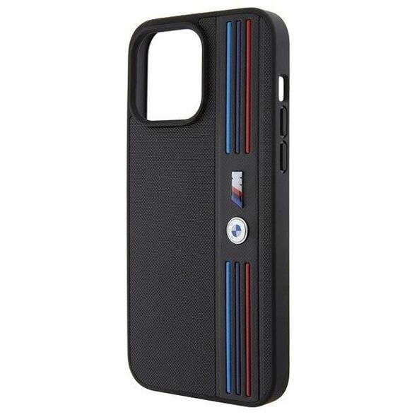 Original Case APPLE IPHONE 15 PRO MAX BMW Tricolor M Collection (BMHCP15X22PPMK) black 3666339143459