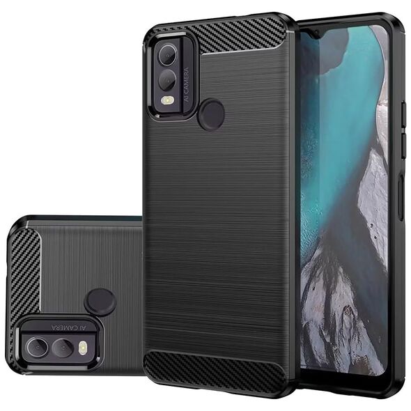 Techsuit Case for Nokia C22 - Techsuit Carbon Silicone - Black 5949419180963 έως 12 άτοκες Δόσεις