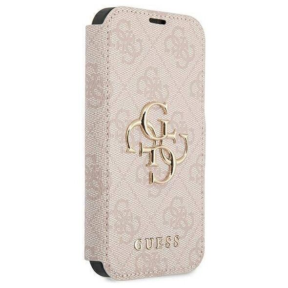 Original Case IPHONE 13 PRO MAX Guess Book 4G Big Metal Logo (GUBKP13X4GMGPI) pink 3666339032678