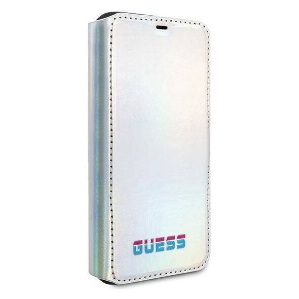 Original Case IPHONE 11 PRO MAX Guess Book Iridescent (GUFLBKN65BLD) silver 3700740461563