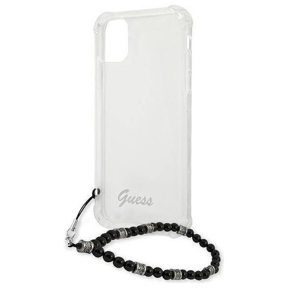 Original Case IPHONE 12 PRO MAX Guess Hardcase Black Pearl (GUHCP12LKPSBK) transparent 3666339003715