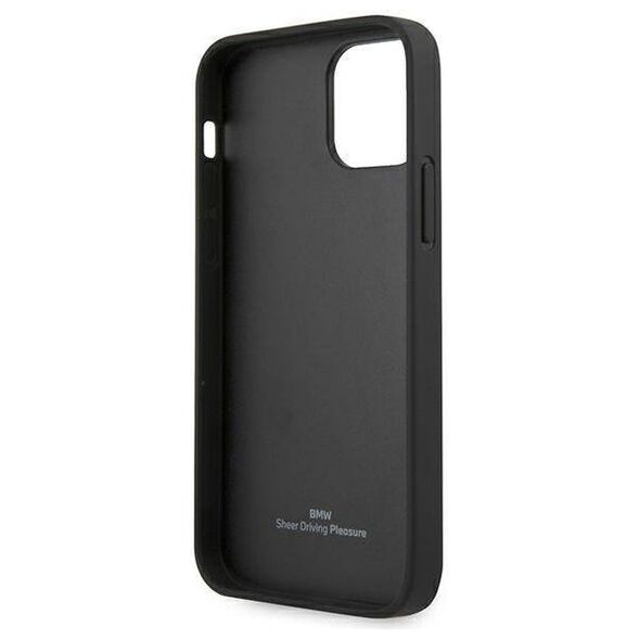 Original Case IPHONE 12 MINI BMW Hardcase Leather Deboss (BMHCP12SRCDPK) black 3666339010744