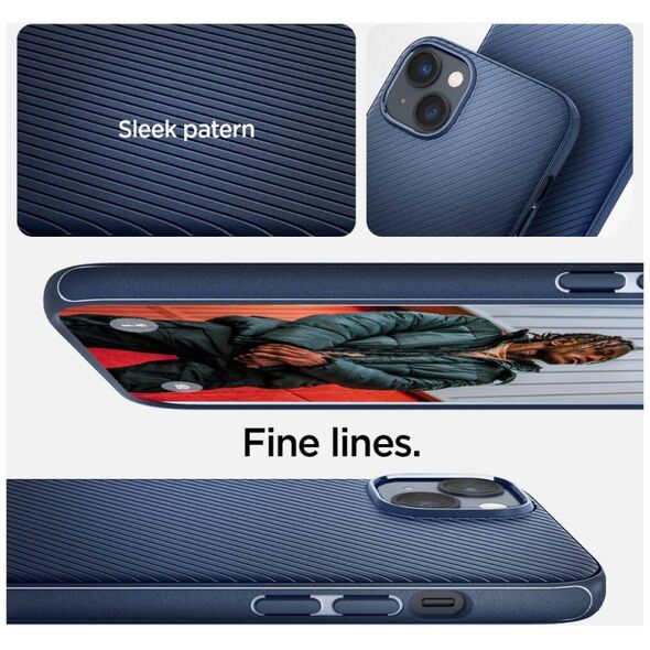 Case IPHONE 14 PLUS Spigen Mag Armor navy blue 8809811864328
