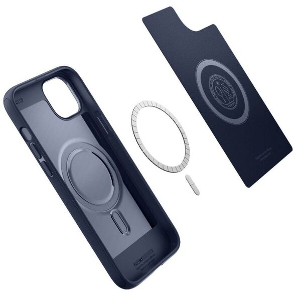 Case IPHONE 14 PLUS Spigen Mag Armor navy blue 8809811864328
