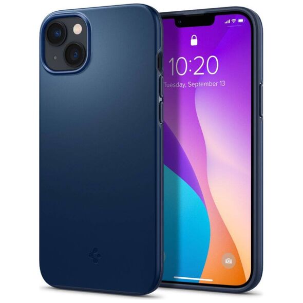 Case IPHONE 14 PLUS Spigen Thin Fit Navy Blue 8809811863086