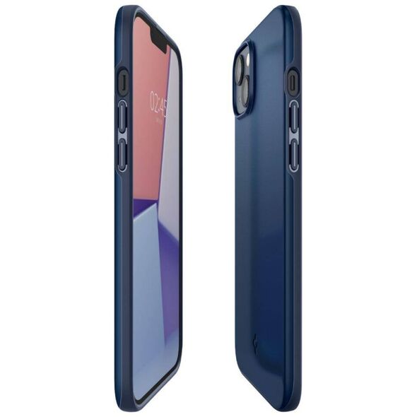 Case IPHONE 14 PLUS Spigen Thin Fit Navy Blue 8809811863086