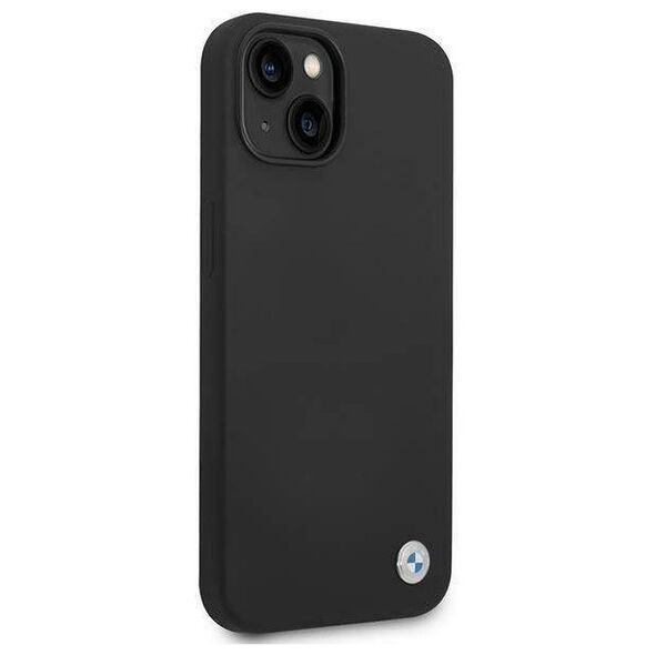 Original Case IPHONE 14 PLUS BMW Silicone Metal Logo black 3666339090432