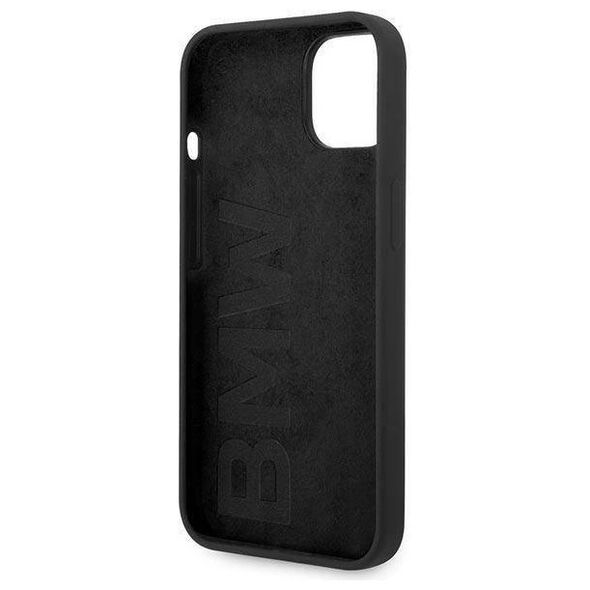Original Case IPHONE 14 PLUS BMW Silicone Metal Logo black 3666339090432