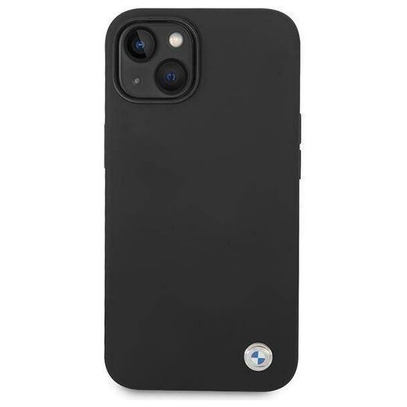Original Case IPHONE 14 BMW Silicone Metal Logo black 3666339090425