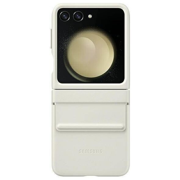 Original Case SAMSUNG GALAXY Z FLIP 5 Silicone Cover (EF-VF731PUEGWW) creamy 8806095071077