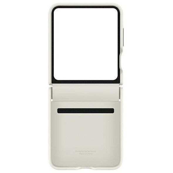 Original Case SAMSUNG GALAXY Z FLIP 5 Silicone Cover (EF-VF731PUEGWW) creamy 8806095071077