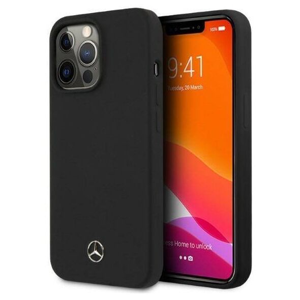 Case IPHONE 13 PRO Mercedes Hardcase Silicone MagSafe (MEHMP13LSILBK) black 3666339060428