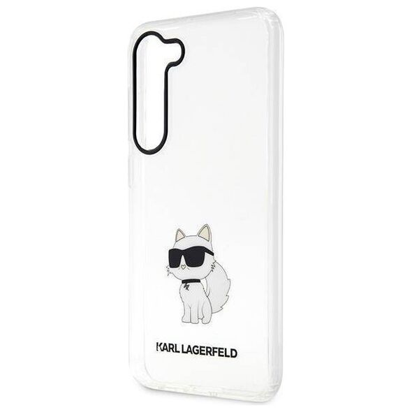 Original Case SAMSUNG GALAXY S23+ Karl Lagerfeld Hardcase Ikonik Choupette (KLHCS23MHNCHTCT) transparent 3666339117719