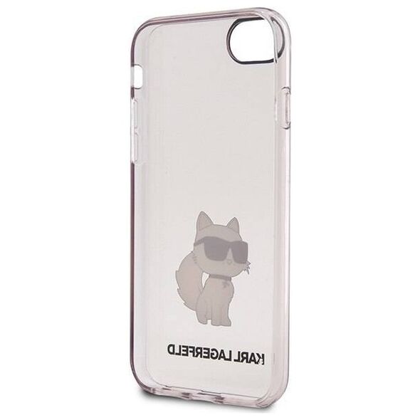 Original Case IPHONE SE 2022 / SE 2020 / 7 / 8 Karl Lagerfeld Hardcase Ikonik Choupette (KLHCI8HNCHTCP) pink 3666339118846