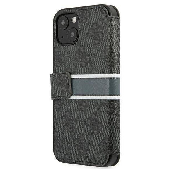 Original Case IPHONE 13 MINI Guess Book 4G Stripe (GUBKP13S4GDGR) gray 3666339032081