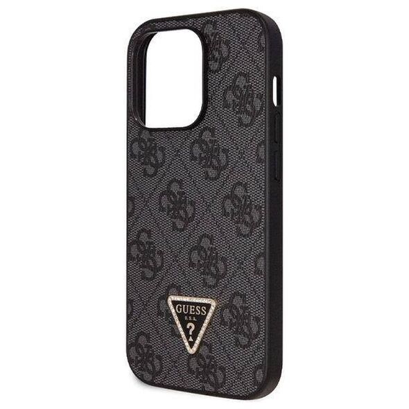 Original Case IPHONE 14 PRO Guess Hardcase Crossbody 4G Metal Logo (GUHCP14LP4TDSCPK) black 3666339146788