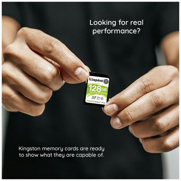 Kingston Memory Card with Adapter, 32GB - Kingston Canvas Select Plus (SDCS2/32GB) - Black 0740617298680 έως 12 άτοκες Δόσεις