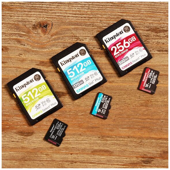 Kingston Memory Card with Adapter, 32GB - Kingston Canvas Select Plus (SDCS2/32GB) - Black 0740617298680 έως 12 άτοκες Δόσεις