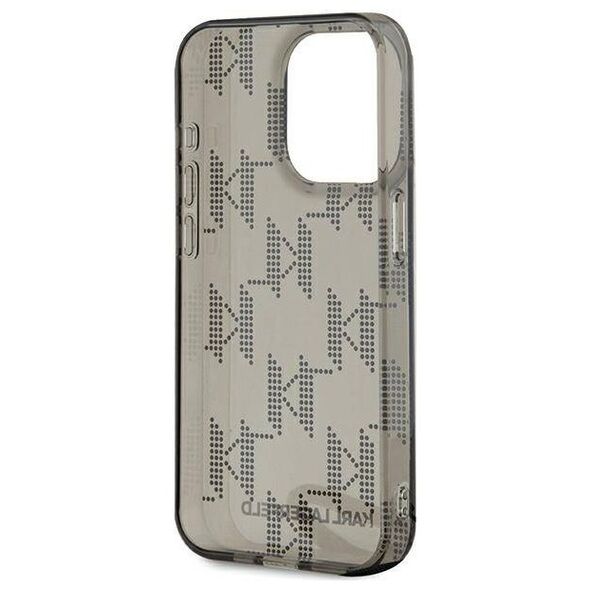 Original Case APPLE IPHONE 15 PRO MAX Karl Lagerfeld Hardcase IML Mono KL Pattern & Cord (KLHCP15XHKDPNSK) black 3666339258276