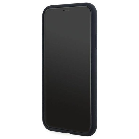 Original Case IPHONE 11 / XR Karl Lagerfeld Hardcase Silicone Karl & Choupette Magsafe (KLHMN61SCMKCRHK) black 3666339253943