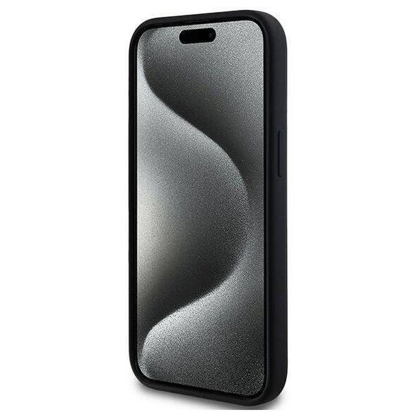 Original Case IPHONE 13 / 14 / 15 Karl Lagerfeld Hardcase Silicone Karl & Choupette Magsafe (KLHMP15SSCMKCRHK) black 3666339254049