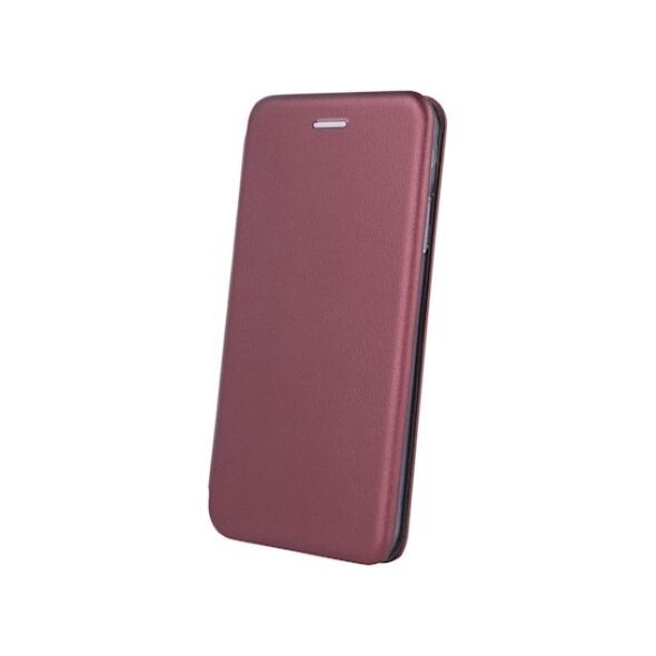 Forcell Elegance Apple iPhone 7 / 8 / SE2 / SE3 (4.7) oldalra nyíló mágneses könyv tok szilikon belsővel burgundi 5900495811653