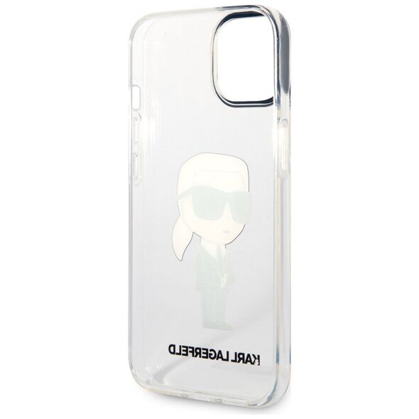 Karl Lagerfeld IML Ikonik NFT Apple iPhone 14 Plus (6.7) hátlapvédő tok átlátszó (KLHCP14MHNIKTCT) 3666339087098