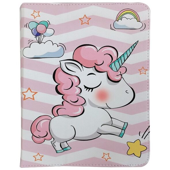 Univerzális 9-10&quot; kinyitható tablet tok (Sweet Unicorn) 5900495948199