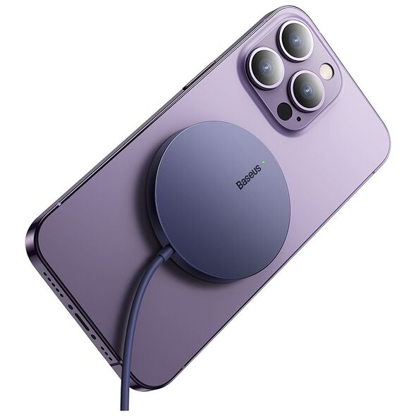 Baseus wireless charger Simple Mini 3 15W dusty purple 6932172623289