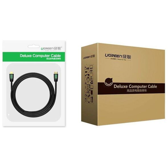 HDMI 2.0 UGREEN HD101 Cable, 4K 60Hz, 2m (Black and Yellow) 6957303811298