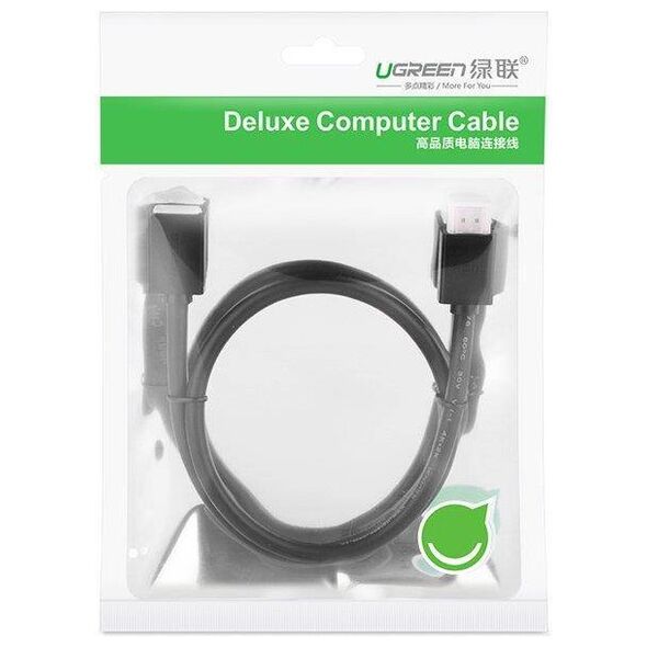 HDMI male to HDMI female cable UGREEN HD107, FullHD, 3D, 2m (black) 6957303811427