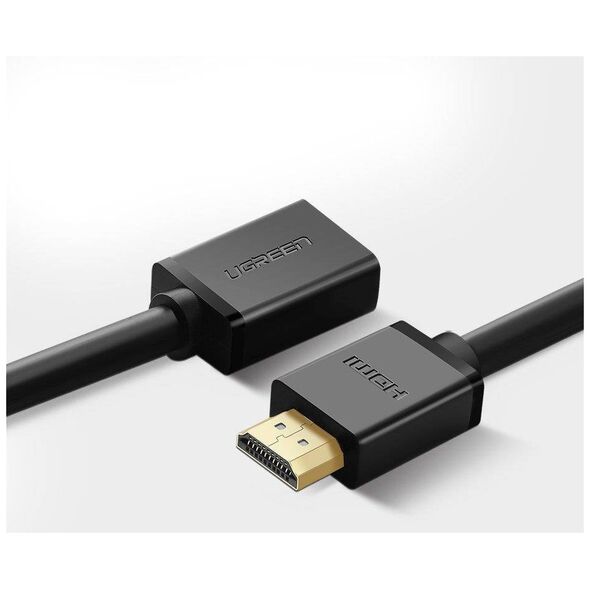 HDMI male to HDMI female cable UGREEN HD107, FullHD, 3D, 2m (black) 6957303811427